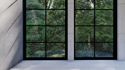 empty interior room shadow wall space background mock up architecture sunlight. empty home modern window light floor design apartment white house indoor. blank minimal concept backdrop bright clean.