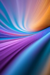 3D Abstract of Flowing Fabric 