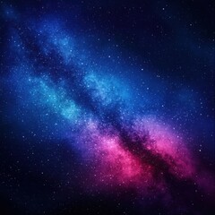 Fototapeta premium A vibrant cosmic scene featuring swirling colors of blue, purple, and pink against a dark backdrop, depicting the beauty of the universe.