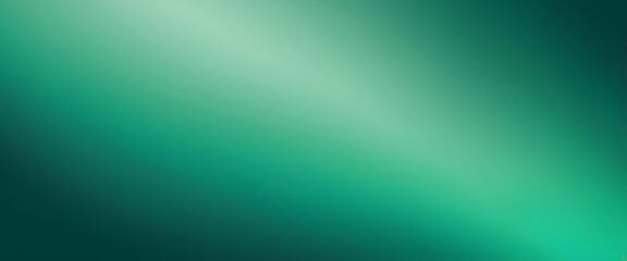 Fototapeta premium Emerald Green Gradient Abstract Background for Banner and Header Design