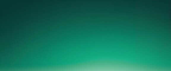Obraz premium Emerald Green Gradient Abstract Background for Banner and Header Design