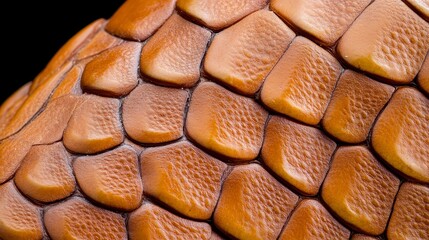 Fototapeta premium Intricate Reptilian Scales A Close Up Study of Natural Texture