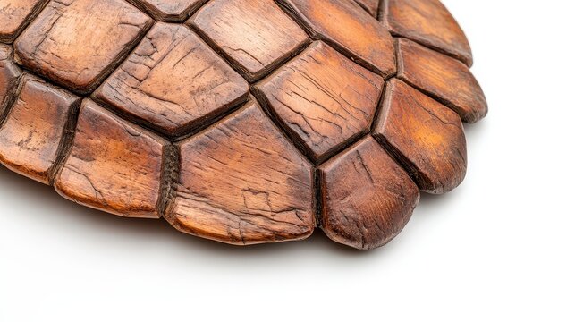 Intricate Textured Turtle Shell Close Up