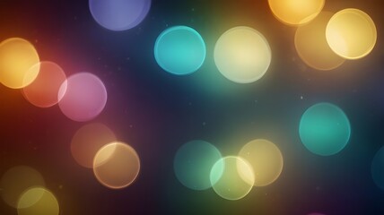 Bokeh is a type of circular light blur with a gradient background and soft, glowing edges.