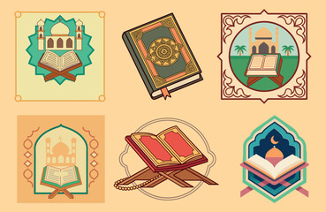 Islamic Religious Symbols: Quran, Mosques, and Prayer