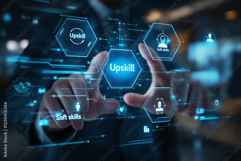Poster Digital interface with 