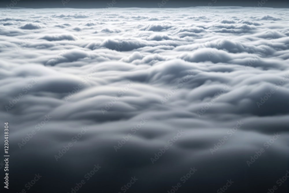 Aufkleber surreal cloudscape with soft lighting and a serene atmosphere.