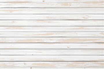 Fototapeta premium White wooden plank background with a rustic texture.