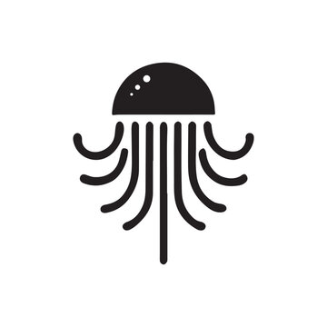 recommend clip art: jellyfish silhouette vector icon