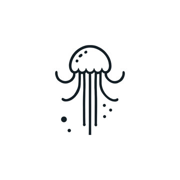 recommend clip art: jellyfish silhouette vector icon