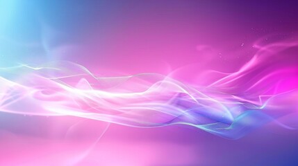 Naklejka premium Abstract Pink and Blue Wave Background