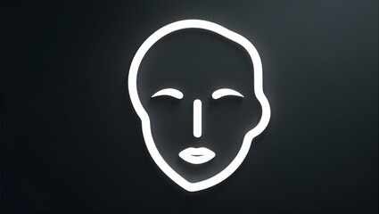 black and white mask