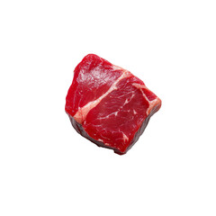 Fresh raw beef rib with rich red color and marbling, perfect for grilling or roasting. Ideal for culinary presentations and meat dishes