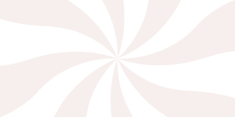 Sun ray vector background radial sunrise or sunset light retro design. Helix rotation rays. Orange nougat dessert wallpaper for template, banner, poster, flyer. Radial spiral stripes backdrop.