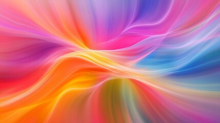 Obraz premium A vivid abstract swirl of colors with dynamic lines and gradients, perfect for creative design and artistic inspiration.