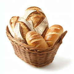 Ultra-Realistic Freshly Baked Bread: A Mouthwatering and Detailed Culinary Image