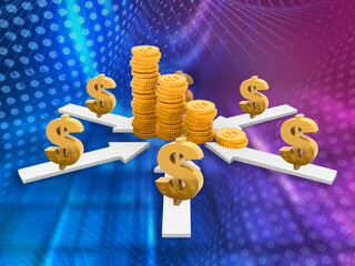 Business Growth and Target Achievement Concept