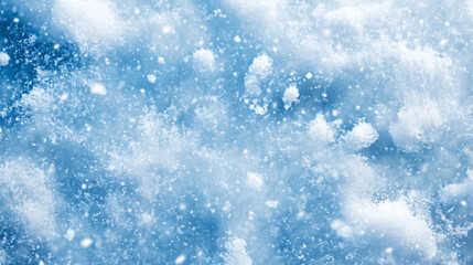 Fototapeta premium A textured background of fresh snow.