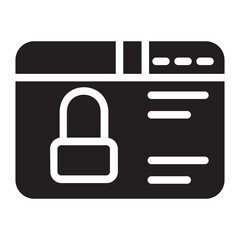 Obraz premium verification glyph icon