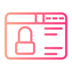 verification gradient icon