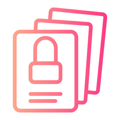 document gradient icon