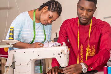 Tailor teaching a skill design ideas with an apprentice or colleague.