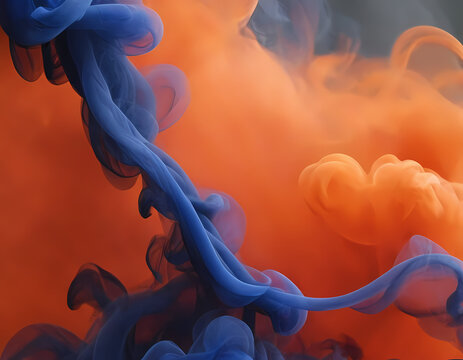 Fiery Blue Smoke