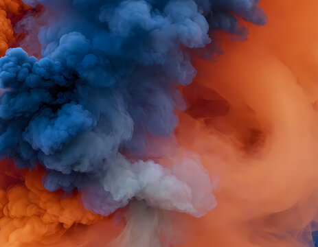 Fiery Blue Smoke