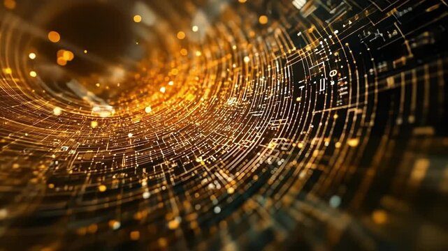 A closeup of a translucent digital lock appears to float in a sea of numbers and letters with a backdrop of interconnected circuits that hints at comprehensive data safeguarding.