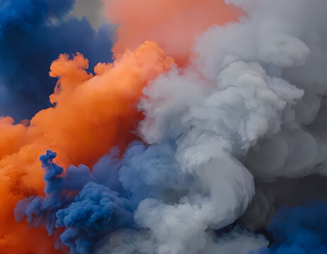 Fiery Blue Smoke