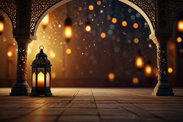 Fototapeta premium mosque at night