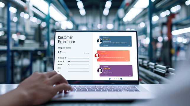 Customer experience and review analysis by brisk computer software for corporate business