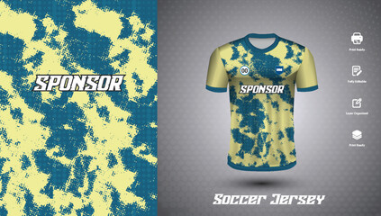 Soccer jersey design for sublimation © Samsul passive