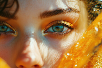 close up portrait of a woman