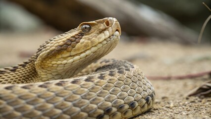 Obraz premium close up of a python snake 
