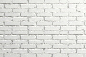 Obraz premium Clean, straight lines of white ceramic brick tile, bathroom, modern