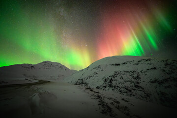 Auroras over Alaska