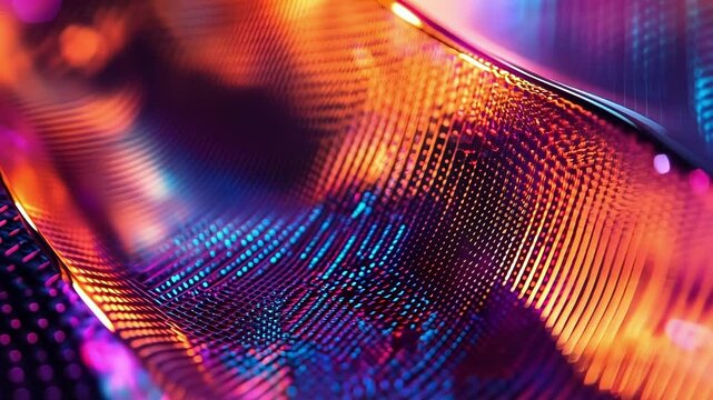 A closeup of a laser ter at work beads of light sweeping across a patterned sheet of acrylic revealing the precision and adaptability in creating custom shapes without the need for