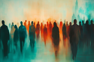 Social anxiety visualized through isolation in motion