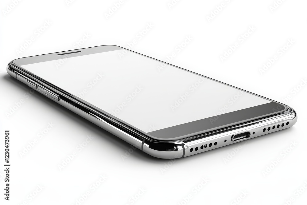 Poster Smartphone with sleek design placed on a clean surface in a modern setting