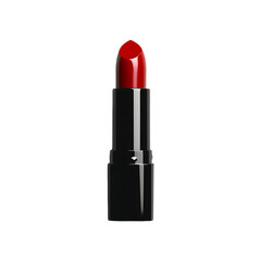 Obraz premium Luxurious lipstick make-up beauty product isolated on a transparent background.