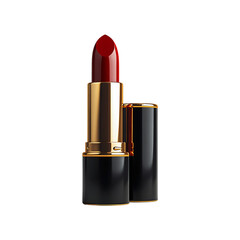 Fototapeta premium Luxurious lipstick make-up beauty product isolated on a transparent background.