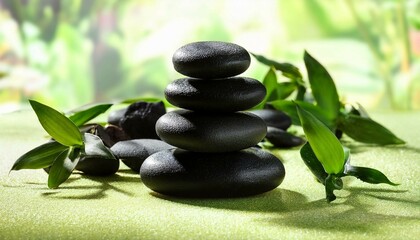 Obraz premium zen stones and bamboo