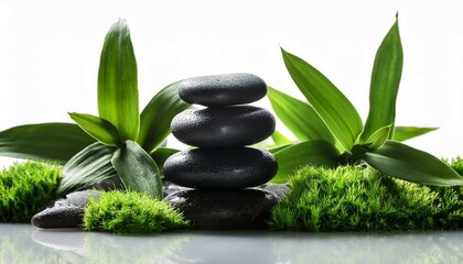 Obraz premium zen stones and bamboo