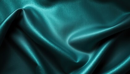 Fototapeta premium Elegant Dark Blue Shiny Fabric with Subtle Shimmer and Sophisticated Texture