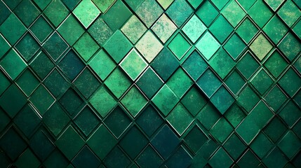 green gradient transitioning from emerald to dark forest green.