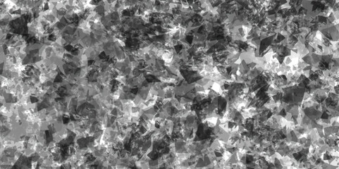 Black and grey grungy distress dispersion effect abstract white modern loft decor texture background, black and grey dust exploding against white background abstract seamless pattern texture effect.