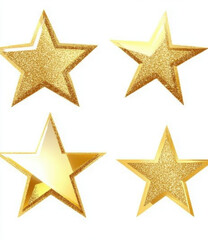 Golden star illustration 
