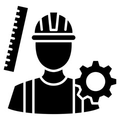 Engineering Glyph Icon