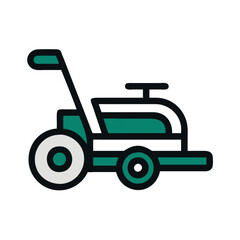lawn mower icon design